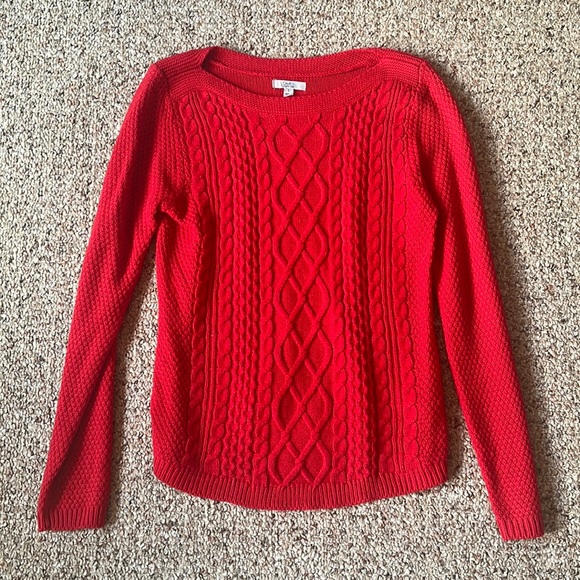 Women’s Croft and Barrow Red Sweater - Picture 1 of 3